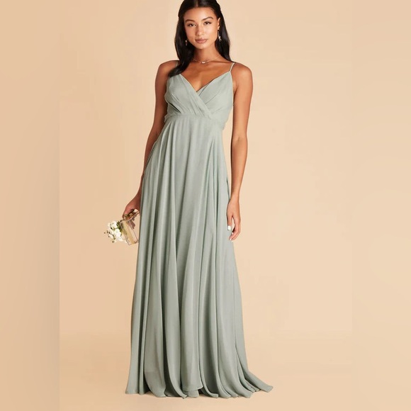 Birdy Grey Dresses & Skirts - Birdy Grey KAIA DRESS CHIFFON SAGE Small NEW NWT Bridesmaid Wedding